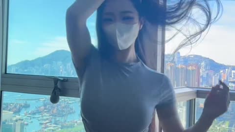 Stunning White Midriff Top Energetic Blackpink Dance - Daily Beauty EP 440