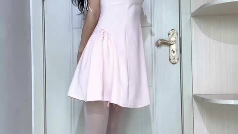 Lovely White Stockings Teasing Slow Dance | Daily Beauty EP 1444