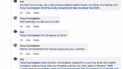 Acorn stairlift company agents threatening a competing, superior, service team