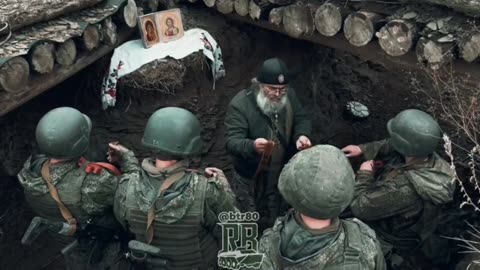 🙏⚔️ Ukraine Russia War | Russian Priest Blesses Soldiers Before Battle | RCF