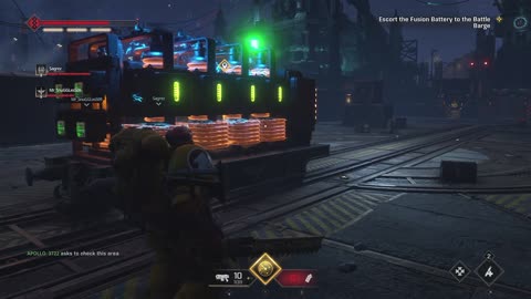 Space Marine 2 40K Imperial Fists super cool gameplay