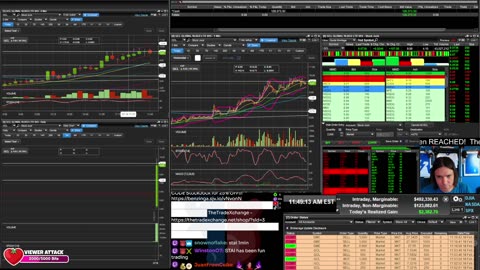 LIVE Day Trading the Stock Market