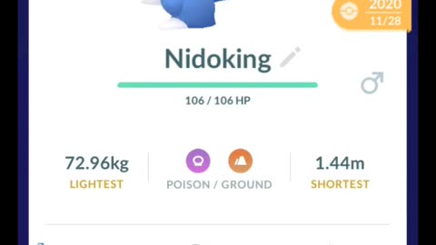 Pokémon GO-Evolving Shiny Nidorino