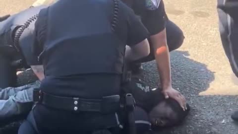 A video from North Charleston is going viral after a black thug tried to pull a knife on a White 