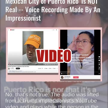 Fact Check: Audio Of Trump Saying Bad Bunny Is From 'The Mexican City Of Puerto Rico' Is NOT Real