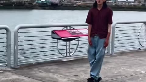 🤯🛹 Might Be the Hardest Trick Ever at the Pier! You Won't Believe It | SkateNation