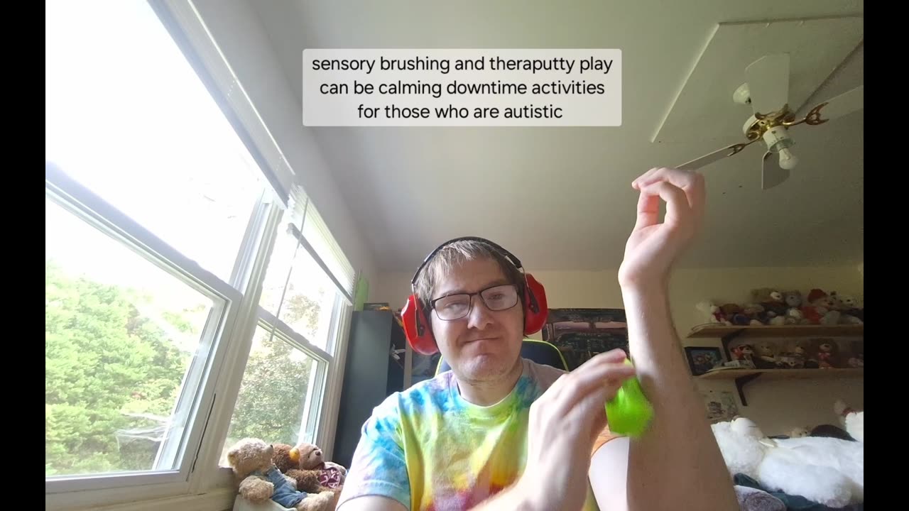 sensory calm activities with a autistic adult