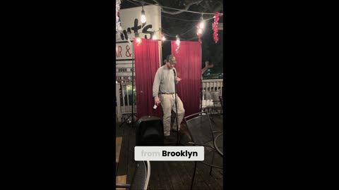 Snapper Head does impersonation at open-mic