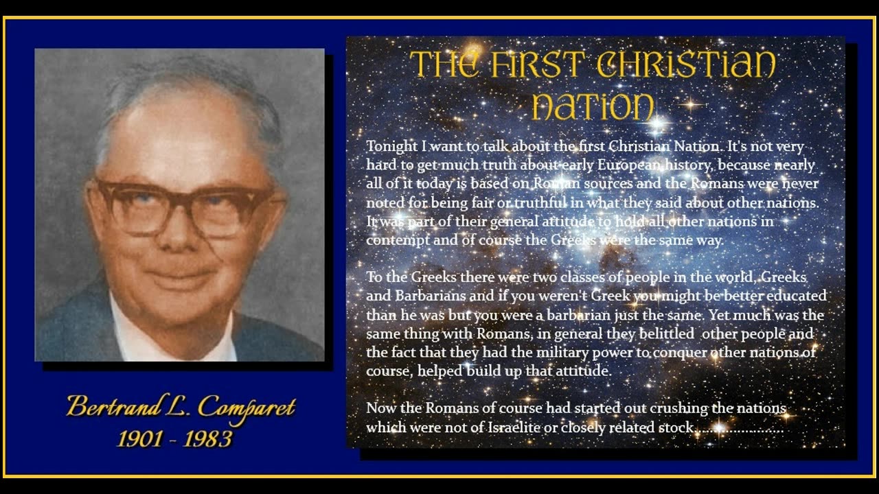 THE FIRST CHRISTIAN NATION by Bertrand L. Comparet