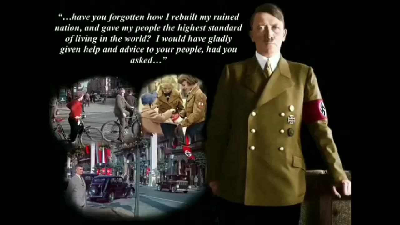 "Why did you not join me in the struggle to save mankind from it?..." Hitler tried to stop the New World Order 🇮🇱