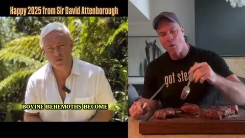 Happy New Year from Sir David Attenborough