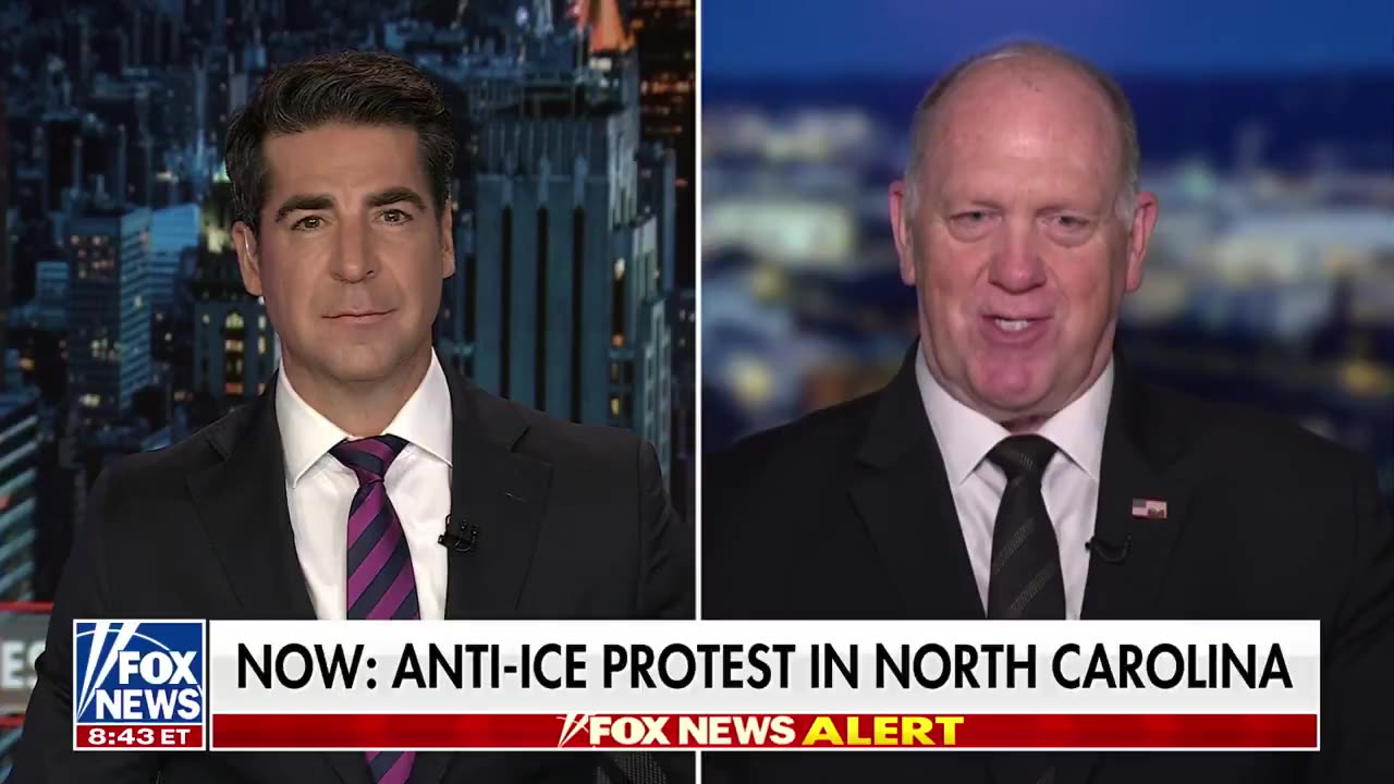 Border Czar TOM HOMAN has a MESSAGE for ANTIFA in Charlotte