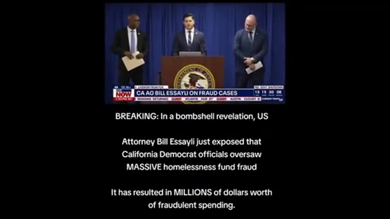 Cali homeless money fraud ..