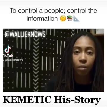 To control the people, conrol the information