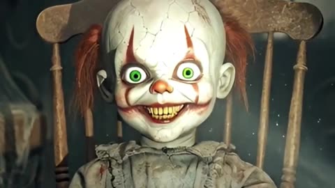 Scary Clown Doll #horror #scary #creepy