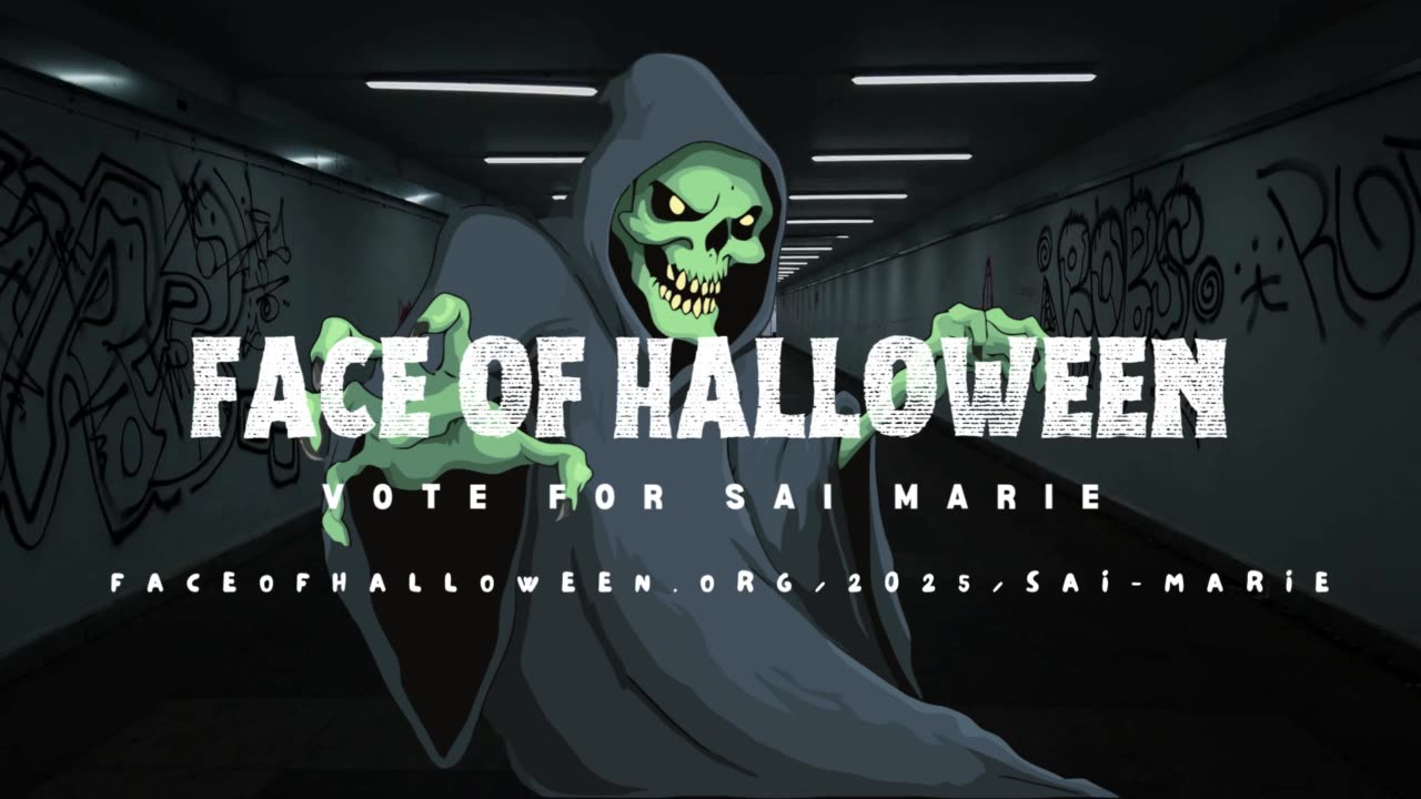 VOTE FOR ME IN THE FACE OF HALLOWEEN!