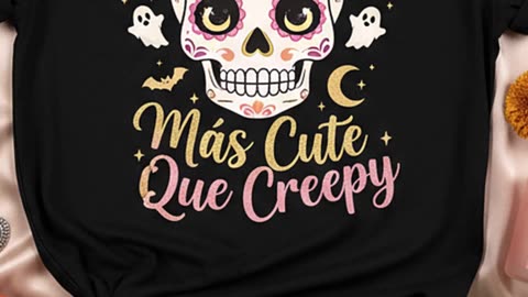 ¿Más linda que tenebrosa? Este diseño es puro fuego latino #DíaDeMuertos #ModaLatina