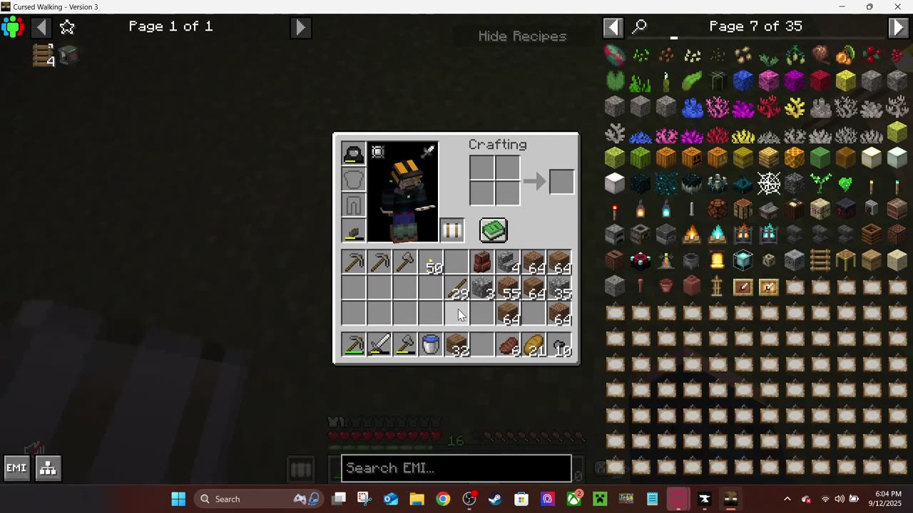 [Full Gameplay #309-2025] Minecraft: Cursed Walking (World 1 - EP-06)
