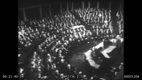 President Johnson's 1968 State of the Union Address, 1-17-68. MP2136