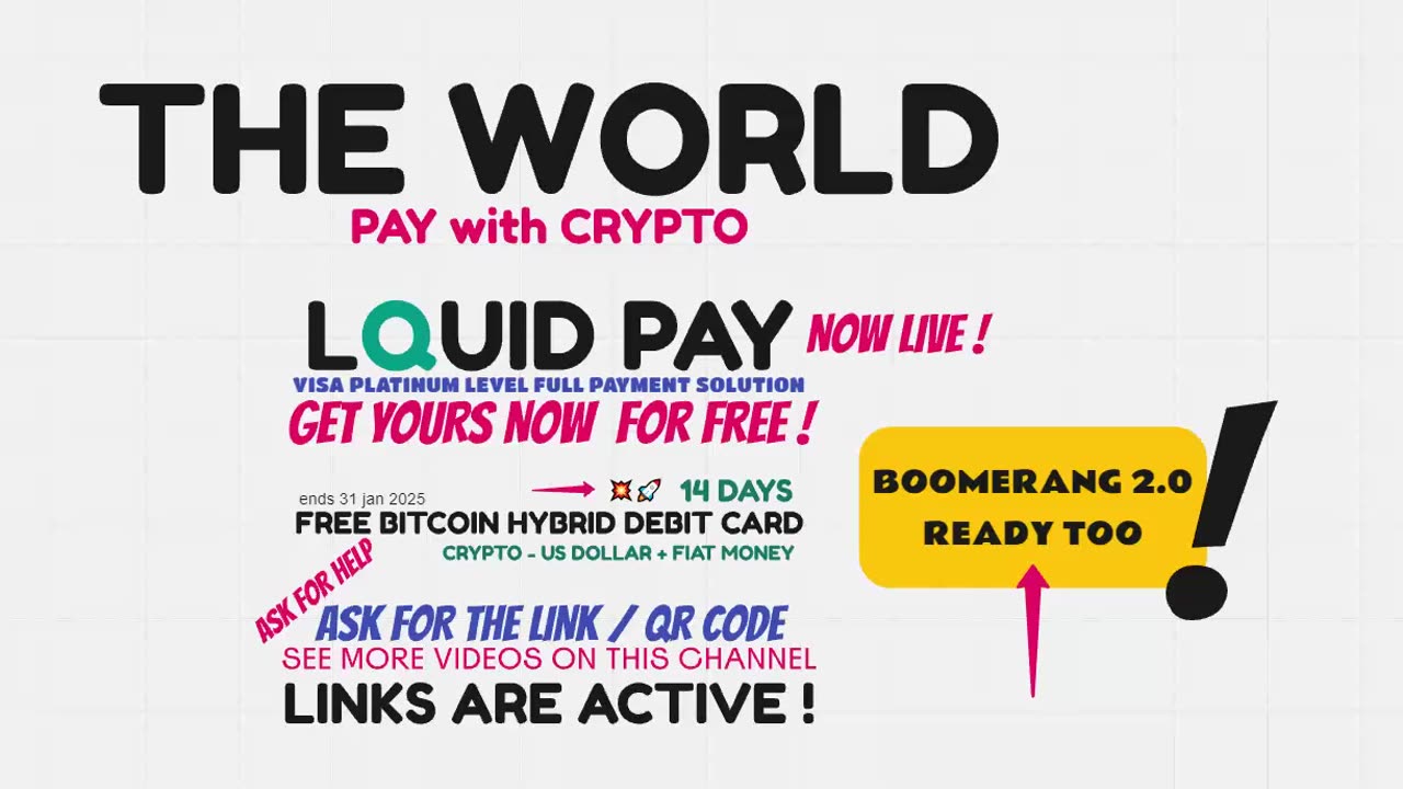 WAAS CEO SHAVEZ updates - LQUID PAY BOOMERANG 2.0 Capital 3.0 BTCC DODO BTC20 - TOP TEAM ROB BUSER