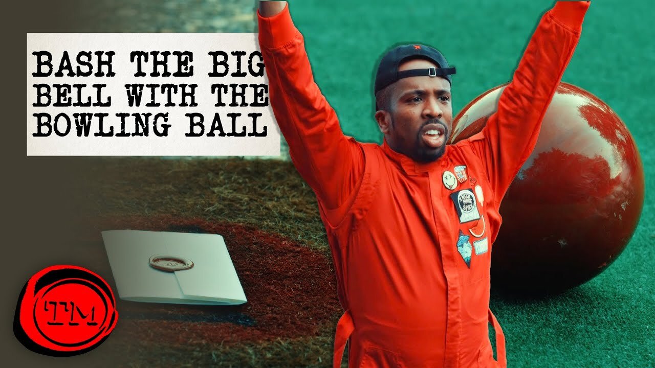 Bash the Big Bell with the Bowling Ball | Full Task