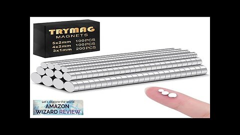 TRYMAG Small Magnets 400Pcs Rare Earth Magnets 3 Different Size Tiny Mini Review