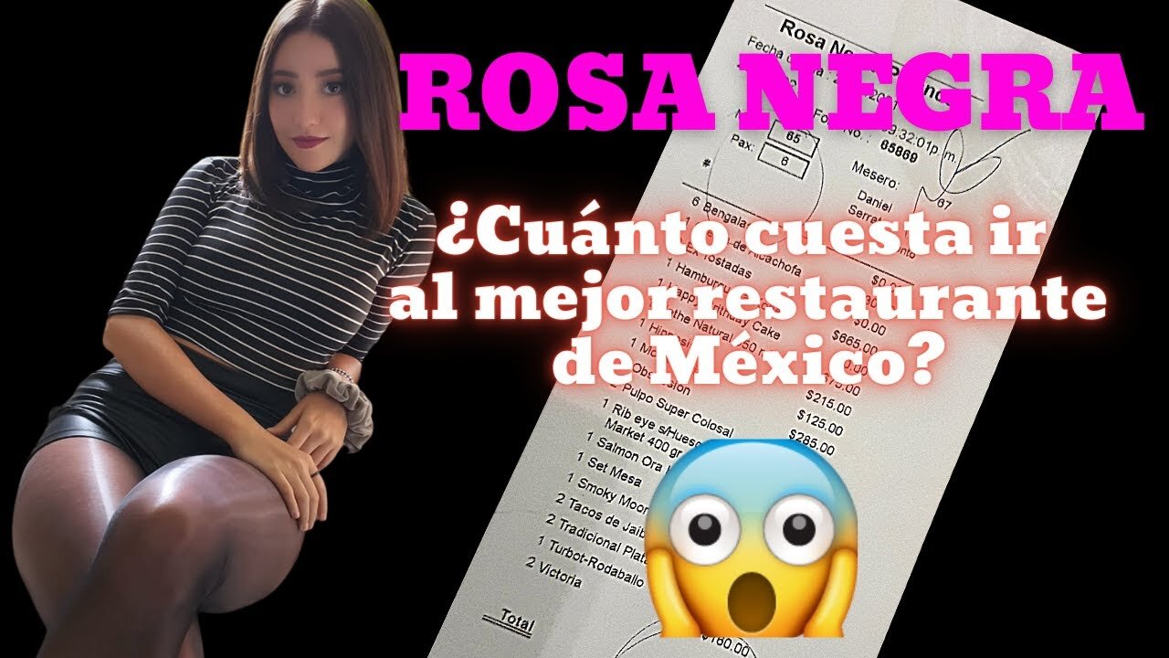How Much Does It Cost to Eat at One of Mexico City’s Best Restaurants? 🇲🇽 | Rosa Negra