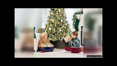 Best Choice Products 6ft Pre-Lit Scotch Pine Christmas Tree Premium Frosted Pre-Decorated Review