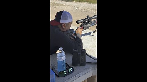22 Creedmoor shooting at 1103 Yards in El Paso Texas.