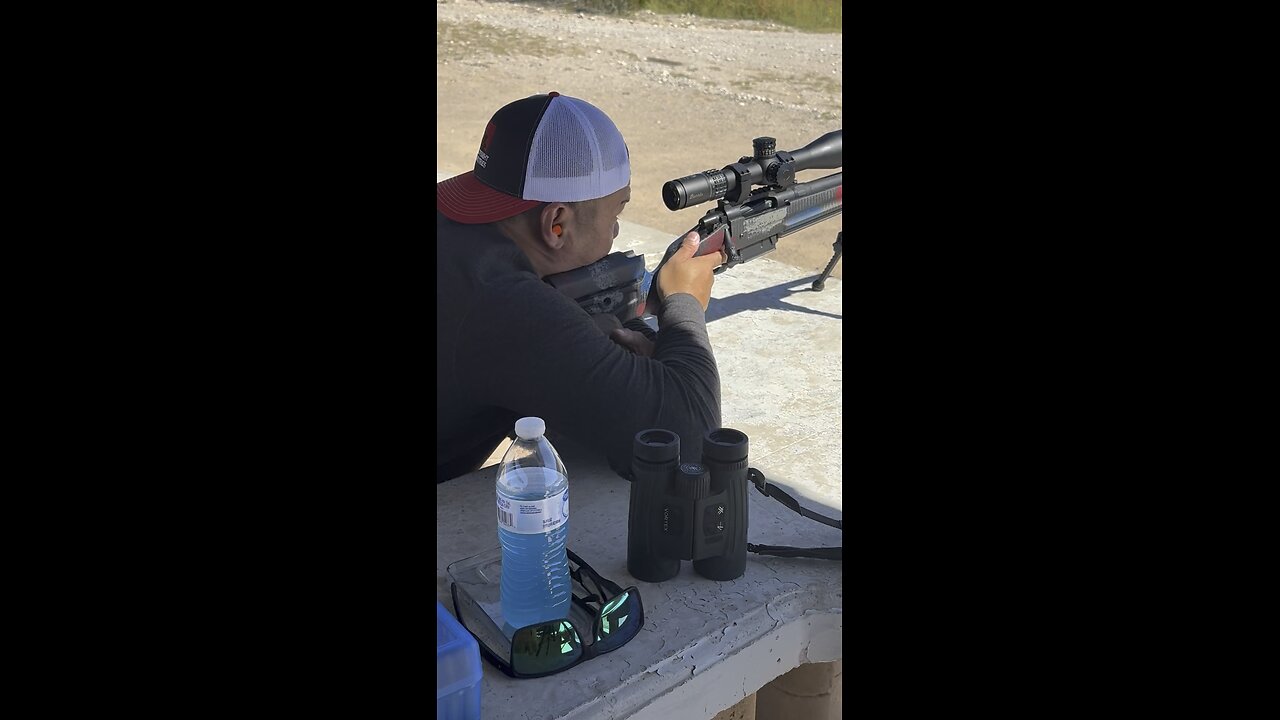 22 Creedmoor shooting at 1103 Yards in El Paso Texas.