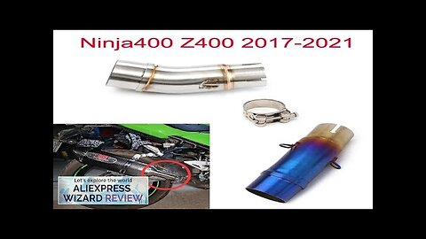 Z400 Motorcycle Yoshimura Exhaust Pipe Full System Link Pipe For Kawasaki Ninja Review