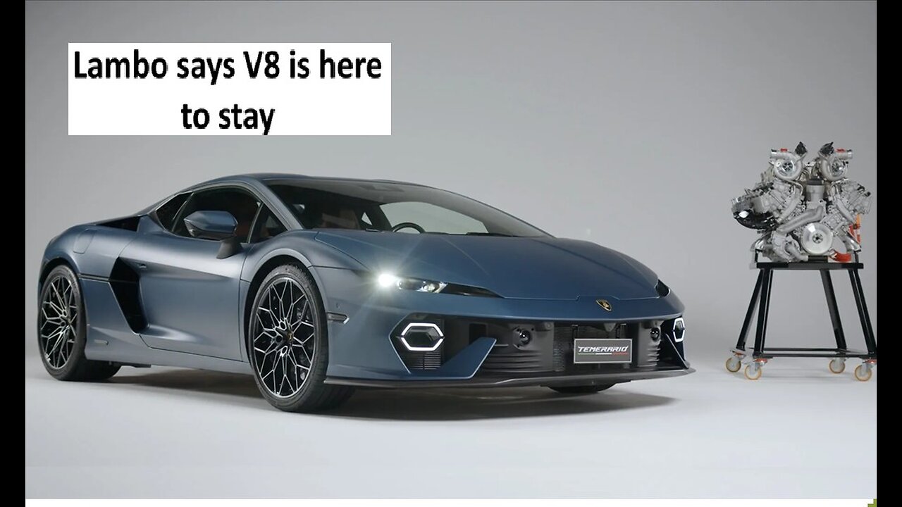Lamborghini says its V8 is here to stay