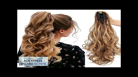 Wavy Ponytail Hair Extension Synthetic Long Wavy Claw Clip Hair Extension Heat Review