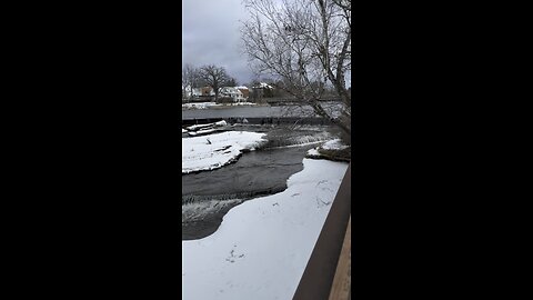 The flow of water