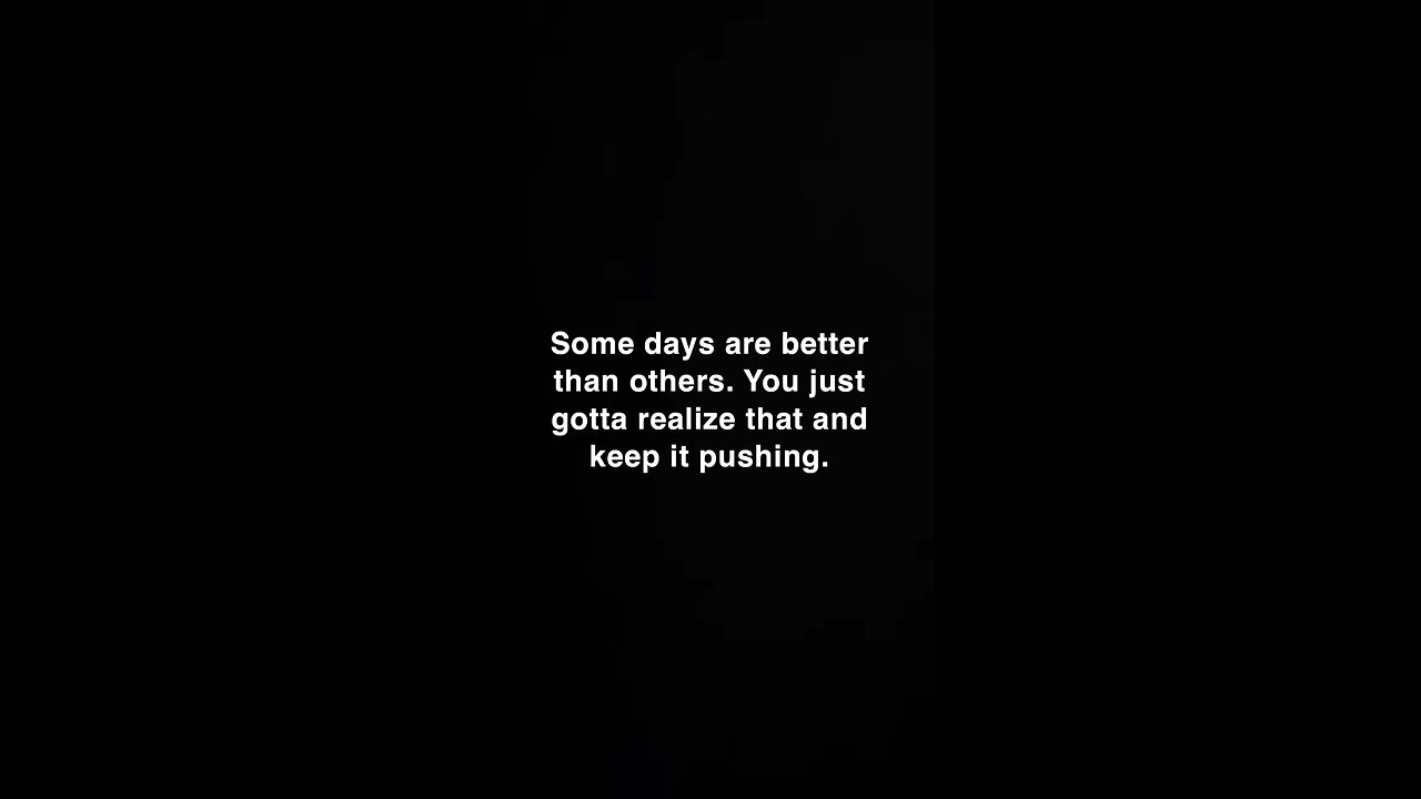 Seven days are better than others