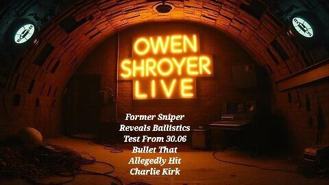 Former Sniper Reveals Ballistics Test From 30.06 Bullet That Allegedly Hit Charlie Kirk