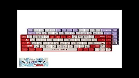 Ajazz AK680 Wired Mechanical Gaming Keyboard 68 Keys Hot Swappable RGB Light Review