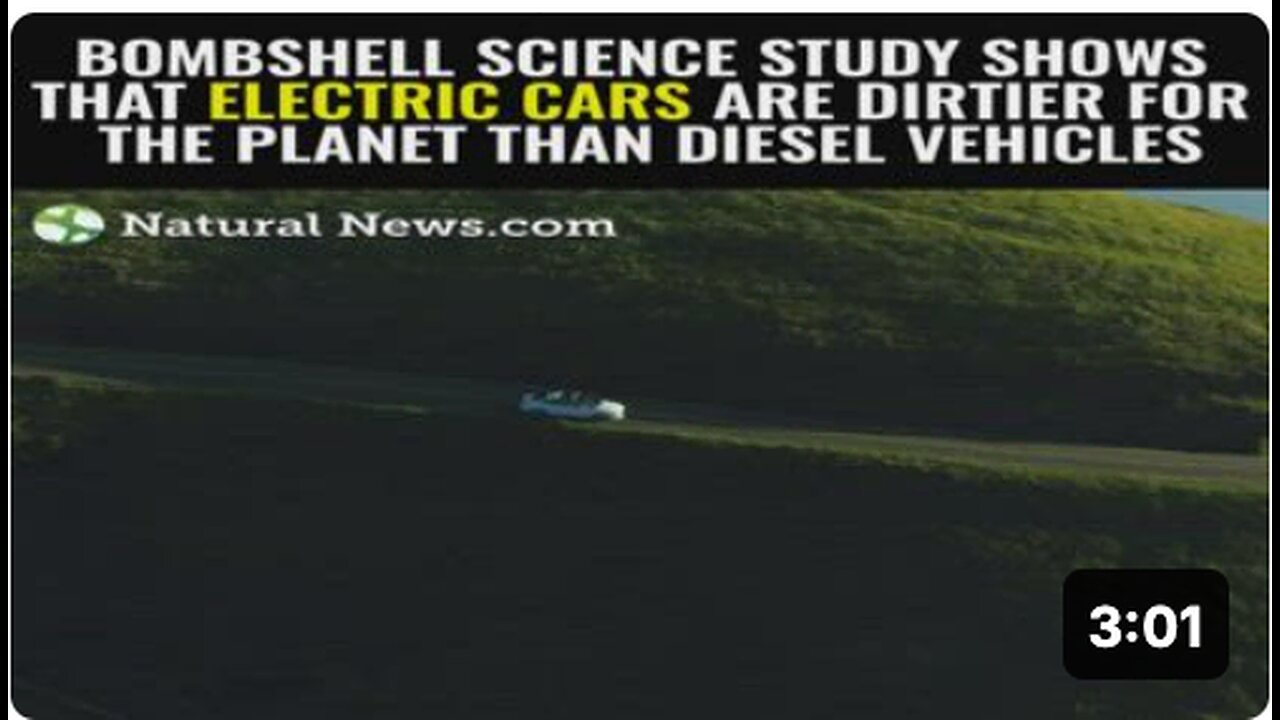 Bombshell science study shows that electric cars are DIRTIER for the planet than diesel vehicles