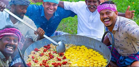 CHICKEN EGG FRIED RICE | Tasty Fried Rice Recipe Cooking In Village |