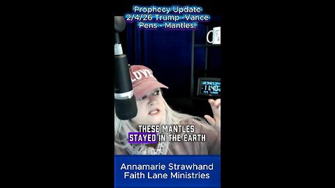 Prophecy Update: Trump, Vance, Pens and Mantles! Words From God Being Fulfilled In America!