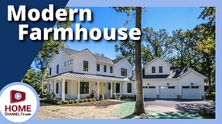 Modern Farmhouse Custom Home Tour in Williams Bay WI