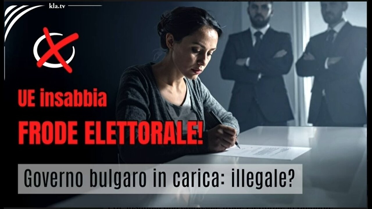 L'UE insabbia una colossale frode elettorale in Bulgaria!
