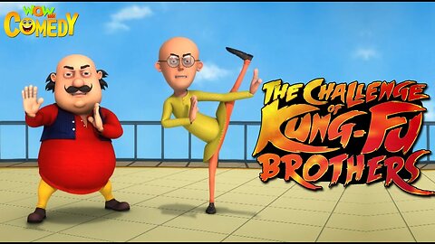 Motu Patlu the challenge of KungFu brothers Non stop ( ToonFunTV )