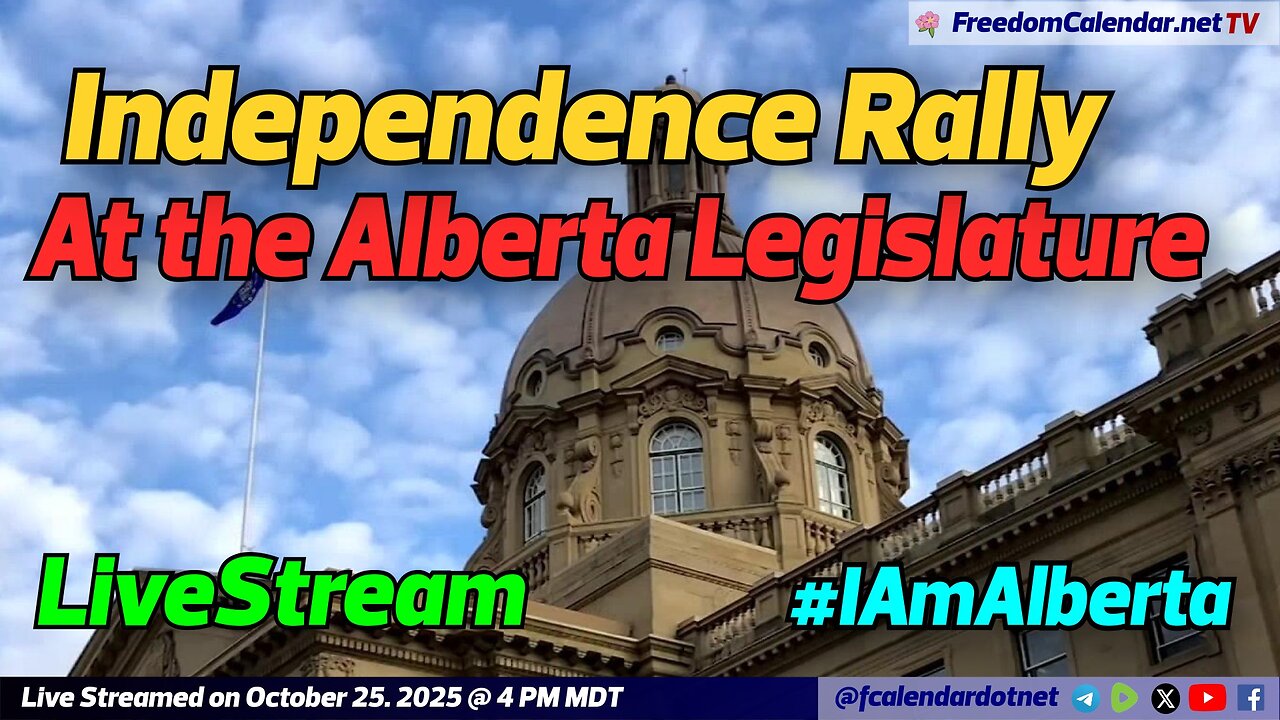 FreedomCalendar.net TV #060: Alberta Independence Rally at the Ledge