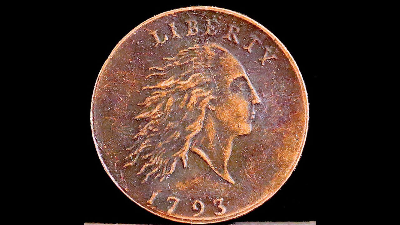 1793 Flowing Hair Cent Rare coins US Coins One Cent Chains Wreath Valuable coins Rare collecting