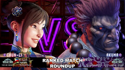 Kuya Kalbo SF6 Ranked Roundup. Chun Li Master Rank [Hori Fight Stick]