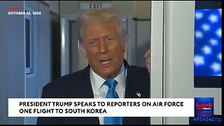 Trump Questioned About 2028 Plans, China Deal, And More On AF1 Flight To South Korea