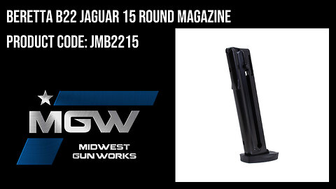 Beretta B22 Jaguar 15 Round Magazine - JMB2215