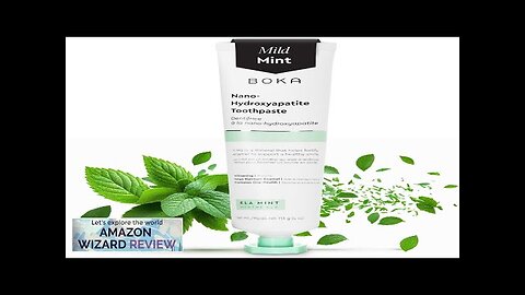 Boka Fluoride Free Toothpaste Nano Hydroxyapatite Remineralizing Sensitive Teeth Review