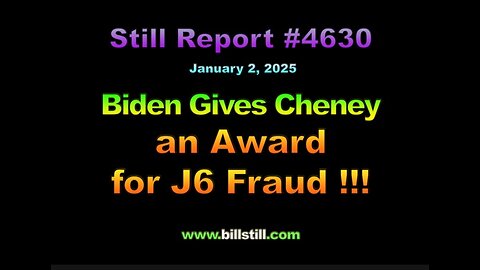 Biden Gives Liz Cheney Award for J6 Fraud, 4630-g